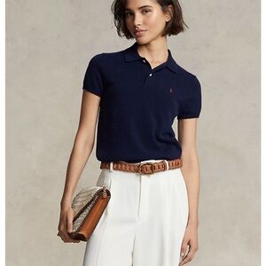 Slim Fit Cashmere Polo Shirt
Polo Ralph Lauren